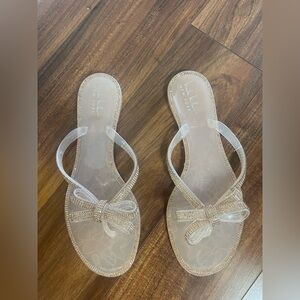 Rhinestone nicole Miller sandals